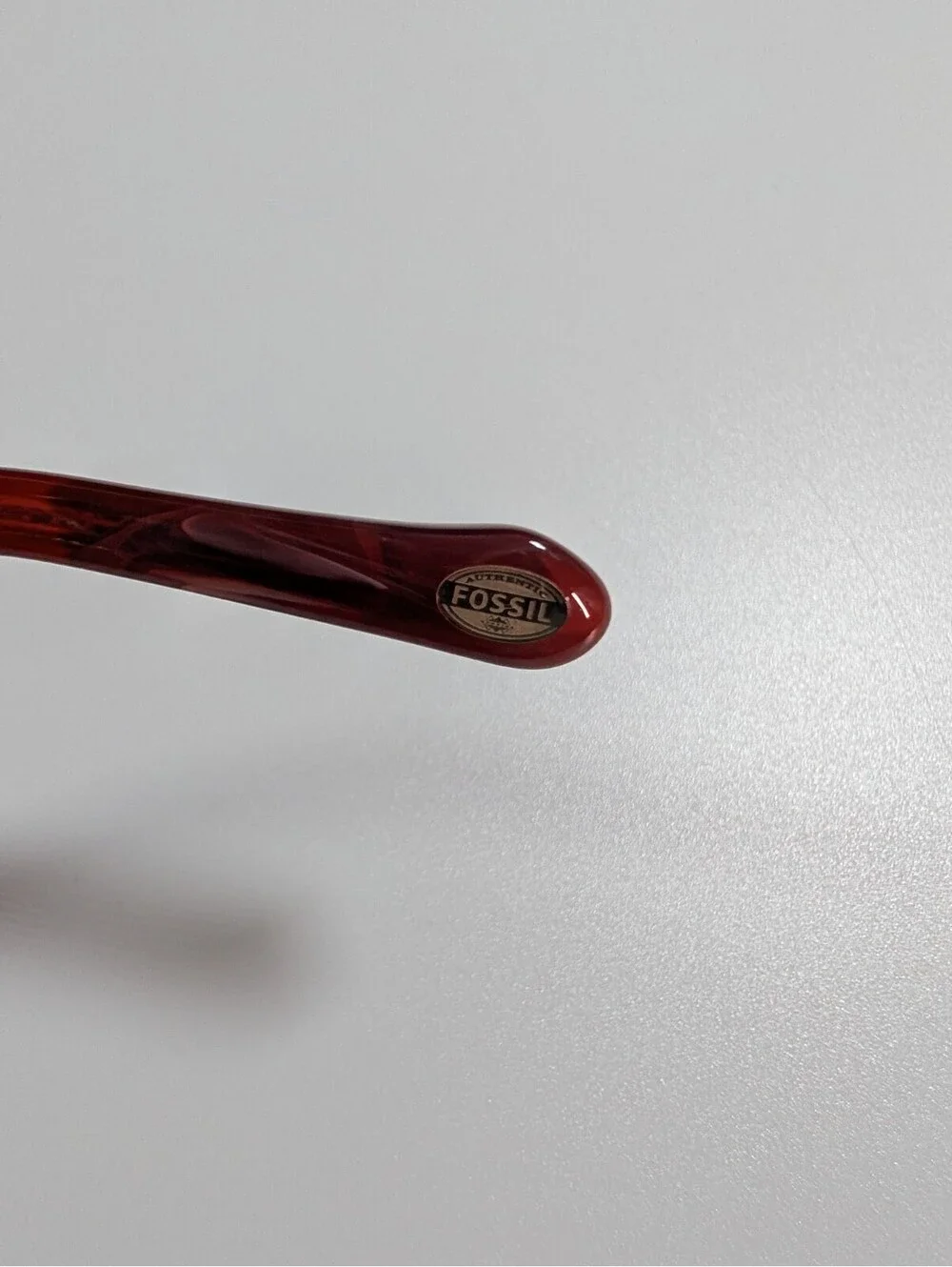 Fossil Womens 51mm Red Horn FOS6075 YAB Oversized Square Eyeglass Frames Eyewear